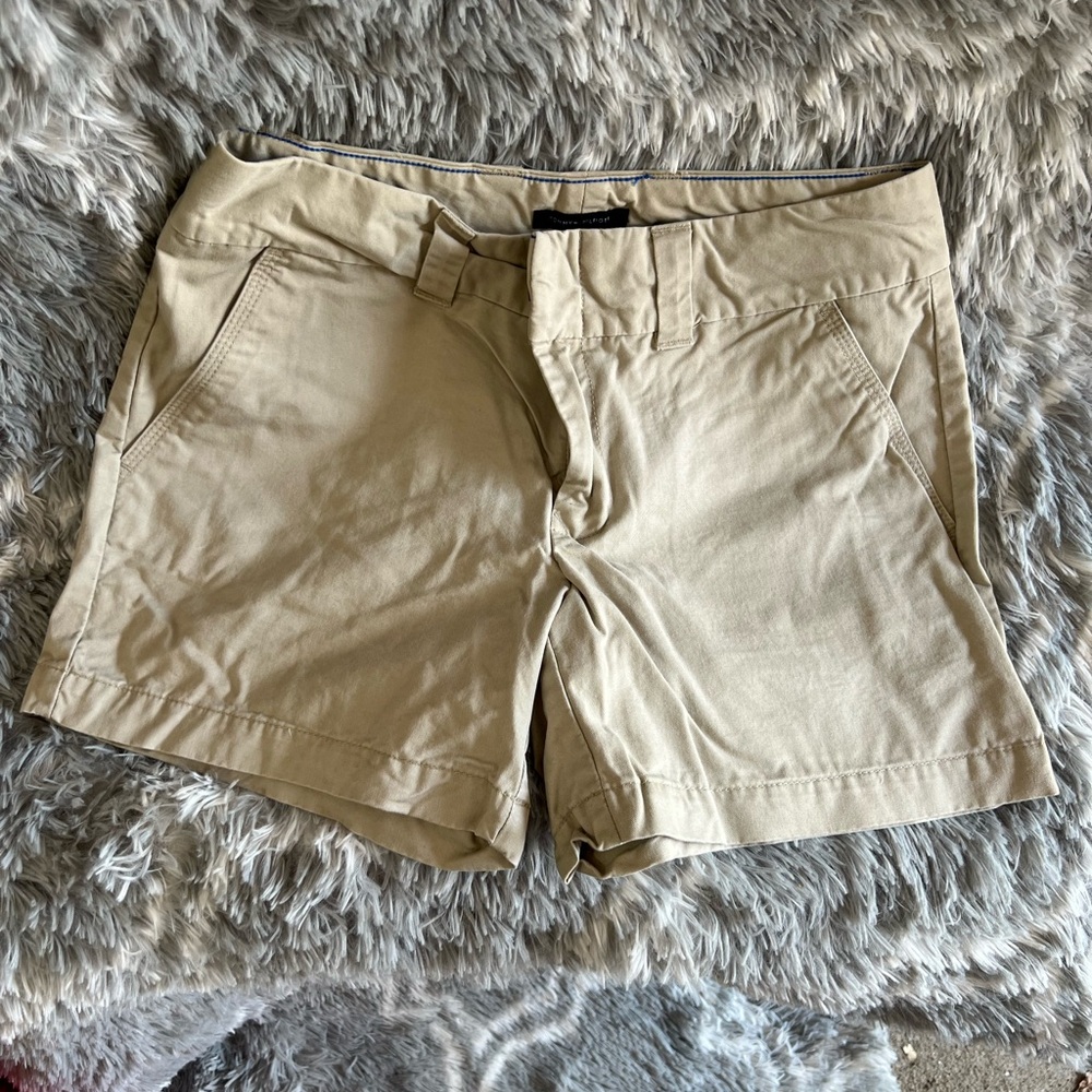 Tommy Hilfiger Khaki Zip-Up Shorts